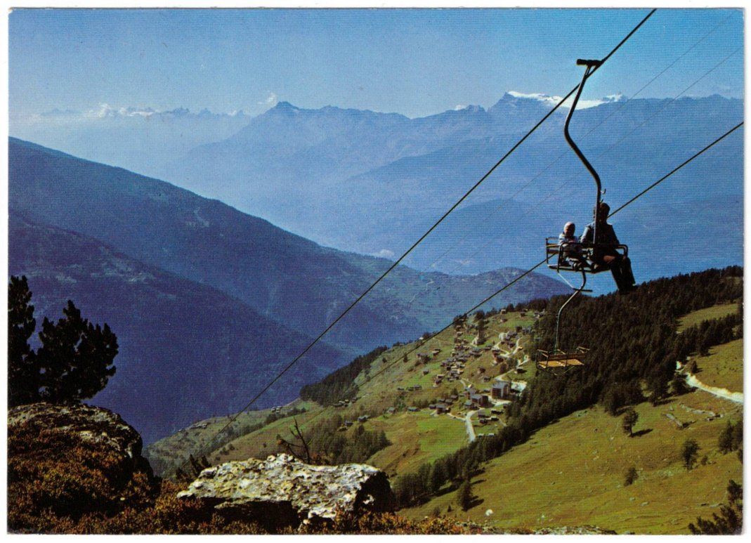 Cartoline postali: Chadolin - Sessellift La Remointze – Usato da Binningen venduto da Mountainrider