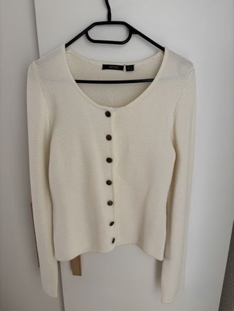 Dirndl Strickjacke Cremeweiss Grösse S (36/38) - neuwertig 