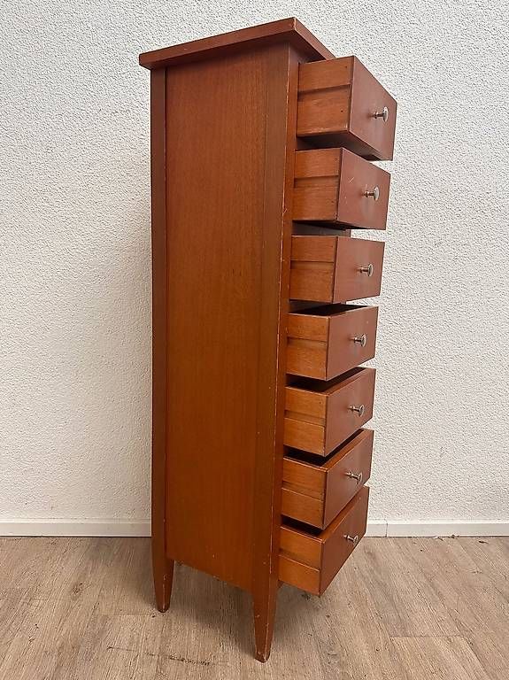 Cassettiere: Vintage Semainier Kommode mit 7 Schubladen – Usato da Obernau venduto da Arche_Noah_Brocki 3