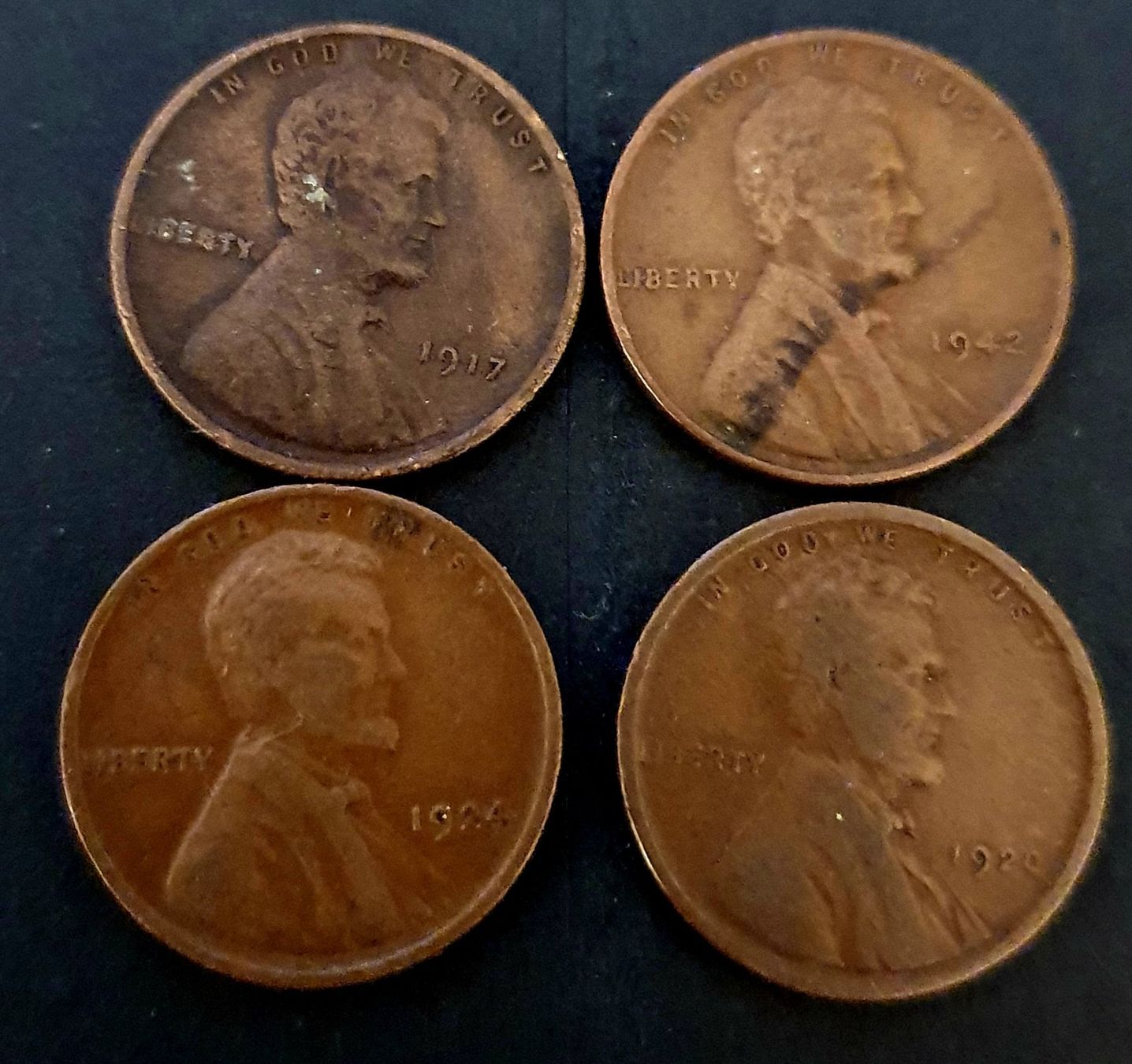Tutti le monete: 4 x 1 Cent Amerika – Usato da Egerkingen venduto da Acc1 1