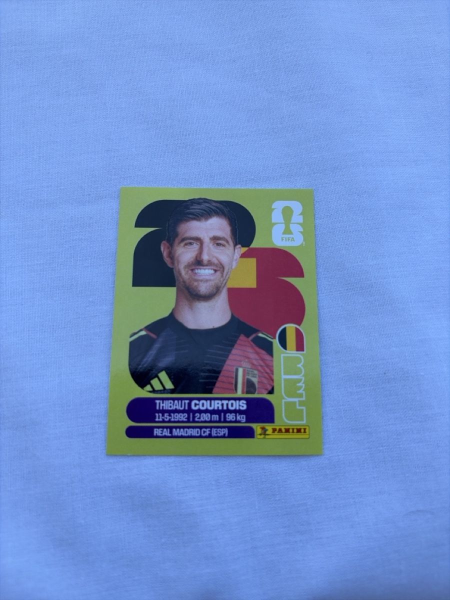 Panini Sammelbilder & Trading cards: Thibaut Courtois – Neu (gemäss Beschreibung) aus Dornach von metallbau.ch