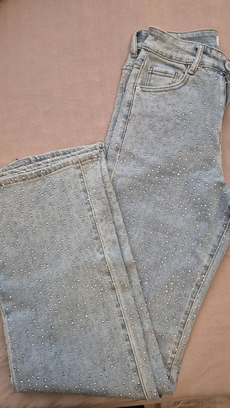 Jeans: Jeans Laulia hellblau mit Strasssteinen Grösse 34 – Usato da Suhr venduto da aura06 2