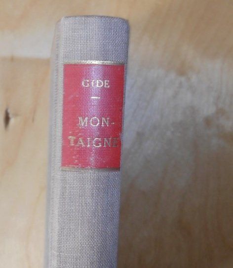 Libri: Gide - Montaigne – Usato da Zürich venduto da rudirentier 1