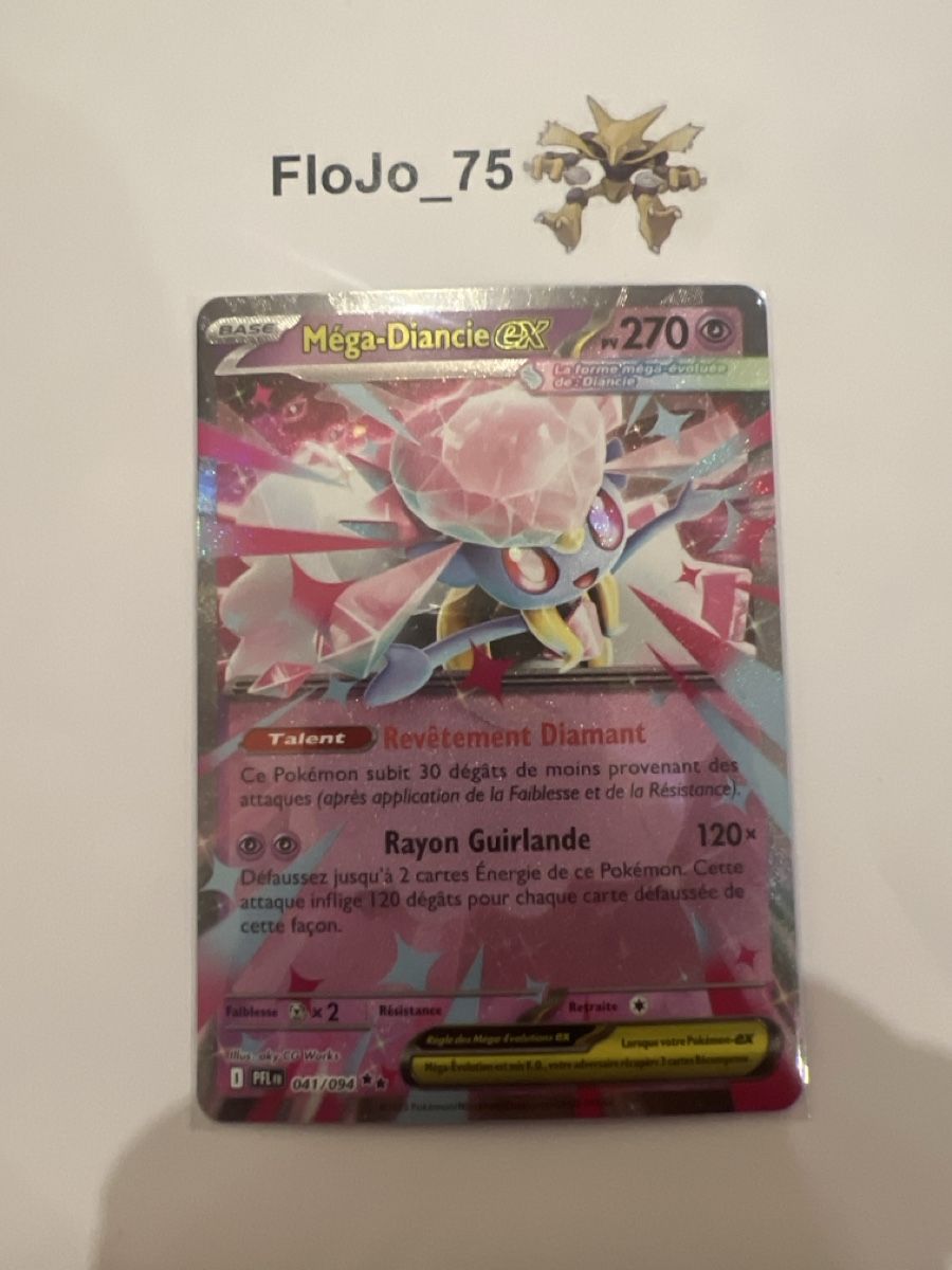 Pokémon Carte collezionabili: Méga-Diancie ex 41/94 FRA – Usato da St-Blaise venduto da FloJo_75