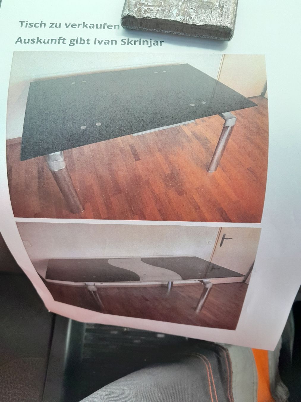 Tavoli: schöner Glas Tisch – Usato da Oberentfelden venduto da jamsdean