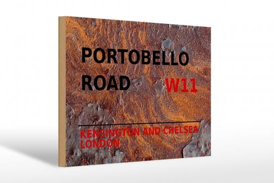 Insegne: Blechschild-PORTOBELLO ROAD W11 – Nuovo e nell'imballaggio originale da Rupperswil venduto da big-one-sale 3