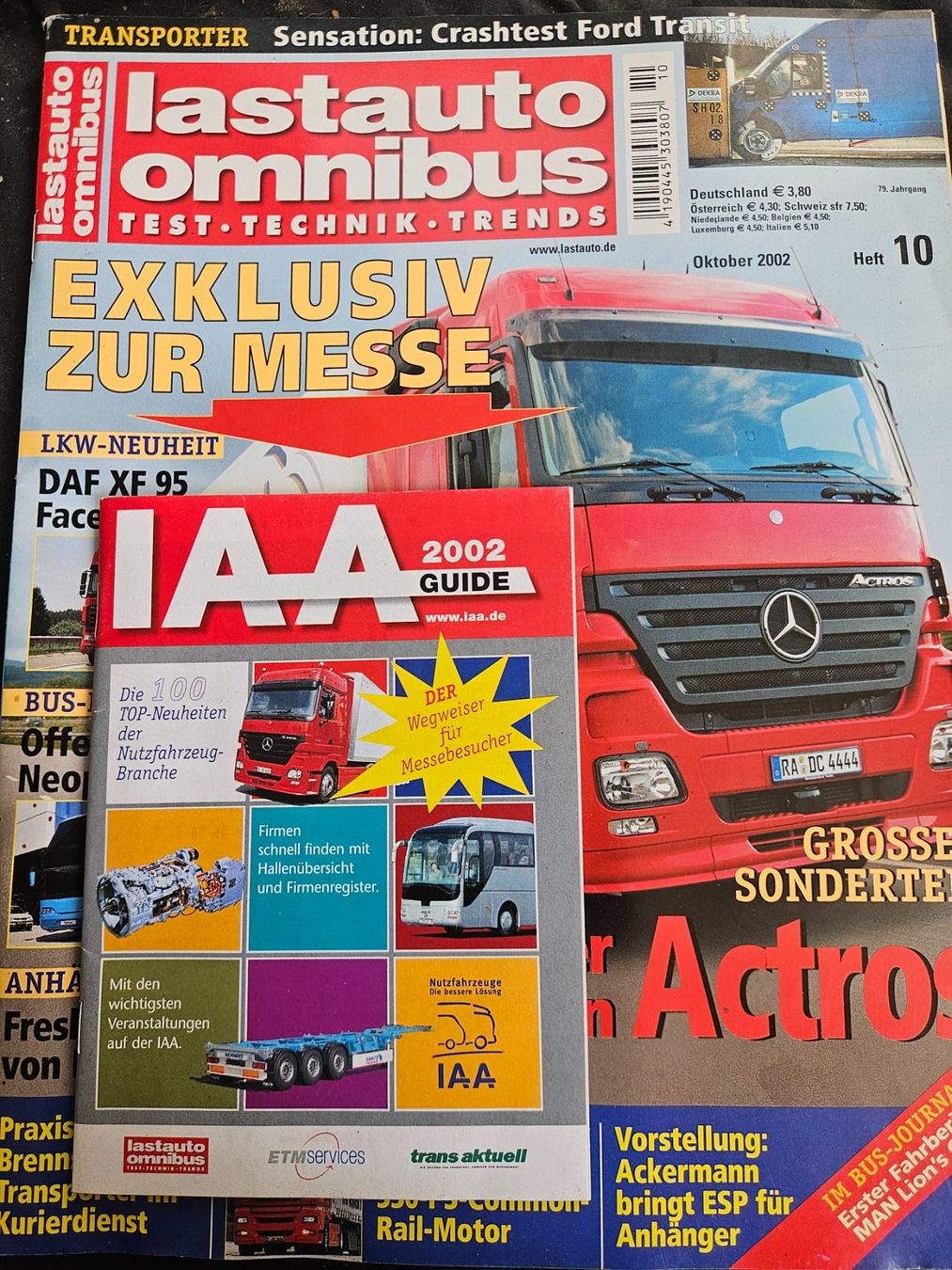 Man Lastwagen: Lastauto Omnibus 10/02 Mercedes Actros DAF XF TGA 18.530 xx – Gebraucht aus Flawil von sr1_f6st