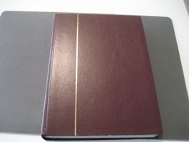 Briefmarkeneinsteckbuch, weisse Seiten, Occasion
