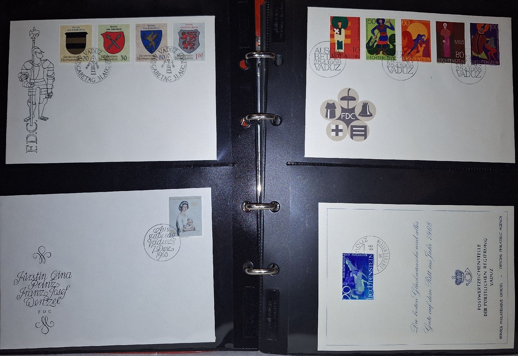Tutti i francobolli: Div. FDC Liechtenstein  – Usato da Balgach venduto da SIMEON27 9