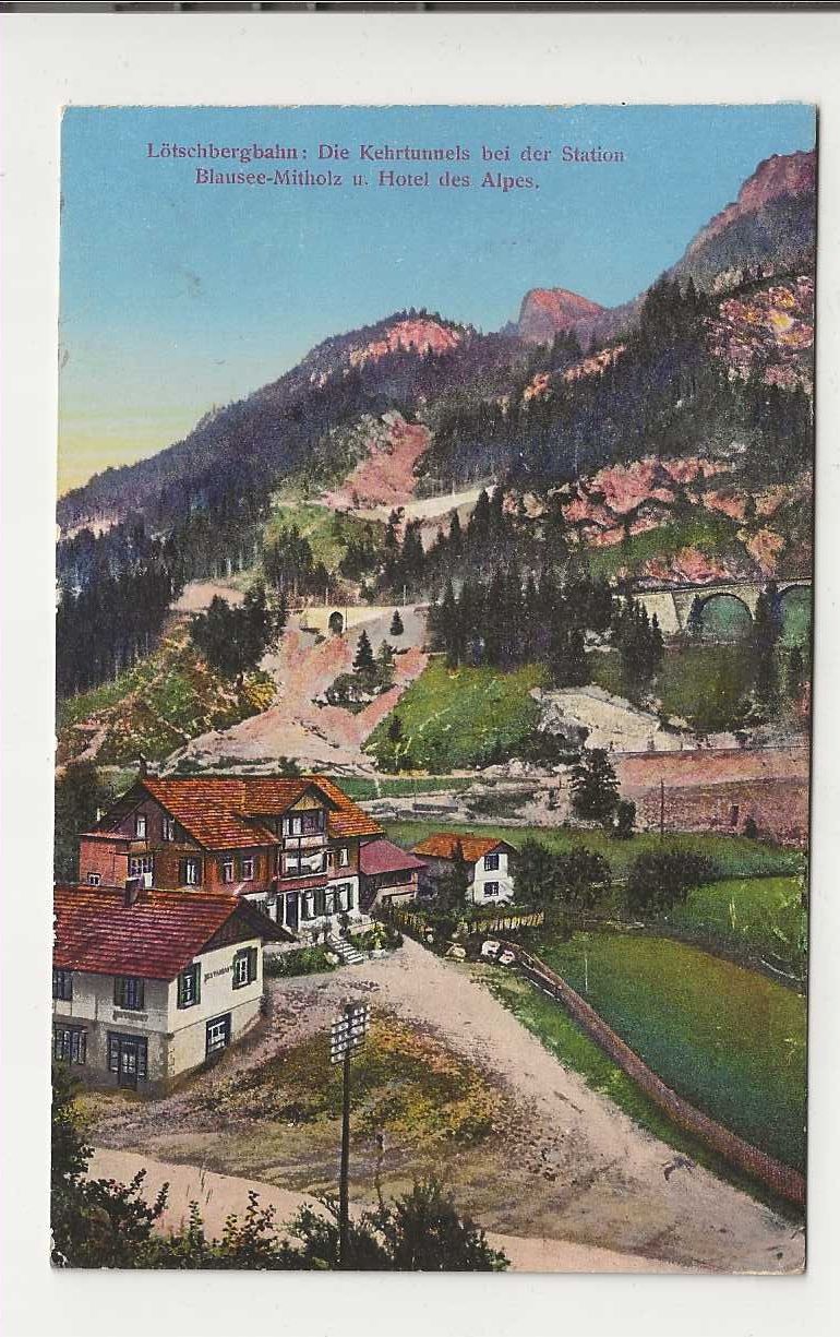Cartoline postali: Blausee-Mitholz, – Usato da Spiez venduto da Niesen20