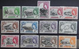 St. Helena British Kat. 123-135 * 1953 Kat. 65 Euro
