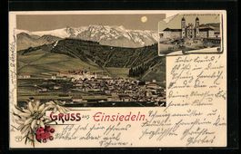 Litho Einsiedeln, Kloster Einsiedeln, Ge