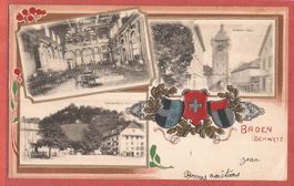 Baden - Mehrbild-Prägekarte 1901