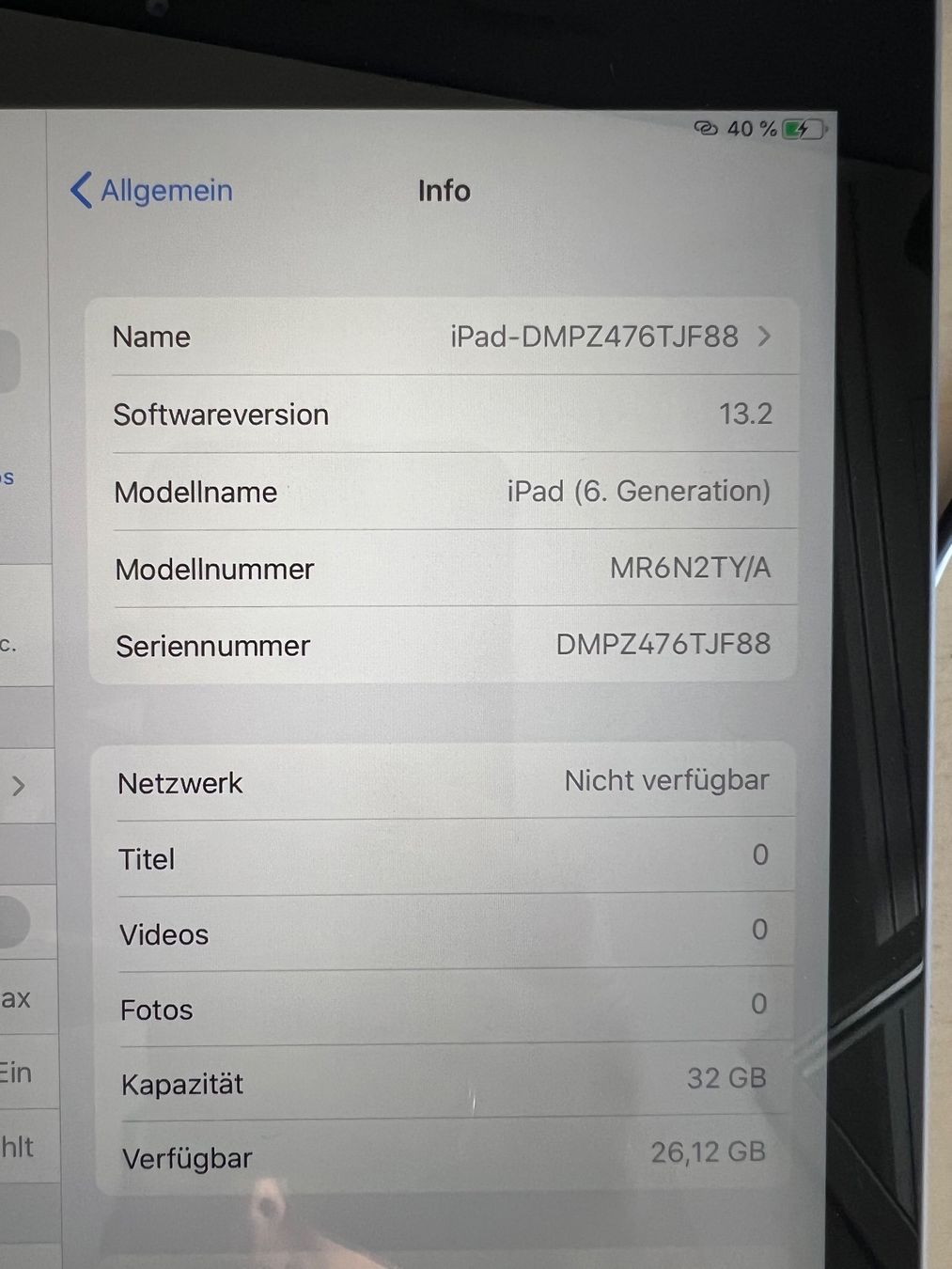 Apple Tablettes PC: Apple iPad 6 32GB – D'occasion à Winterthur par la_panna 2
