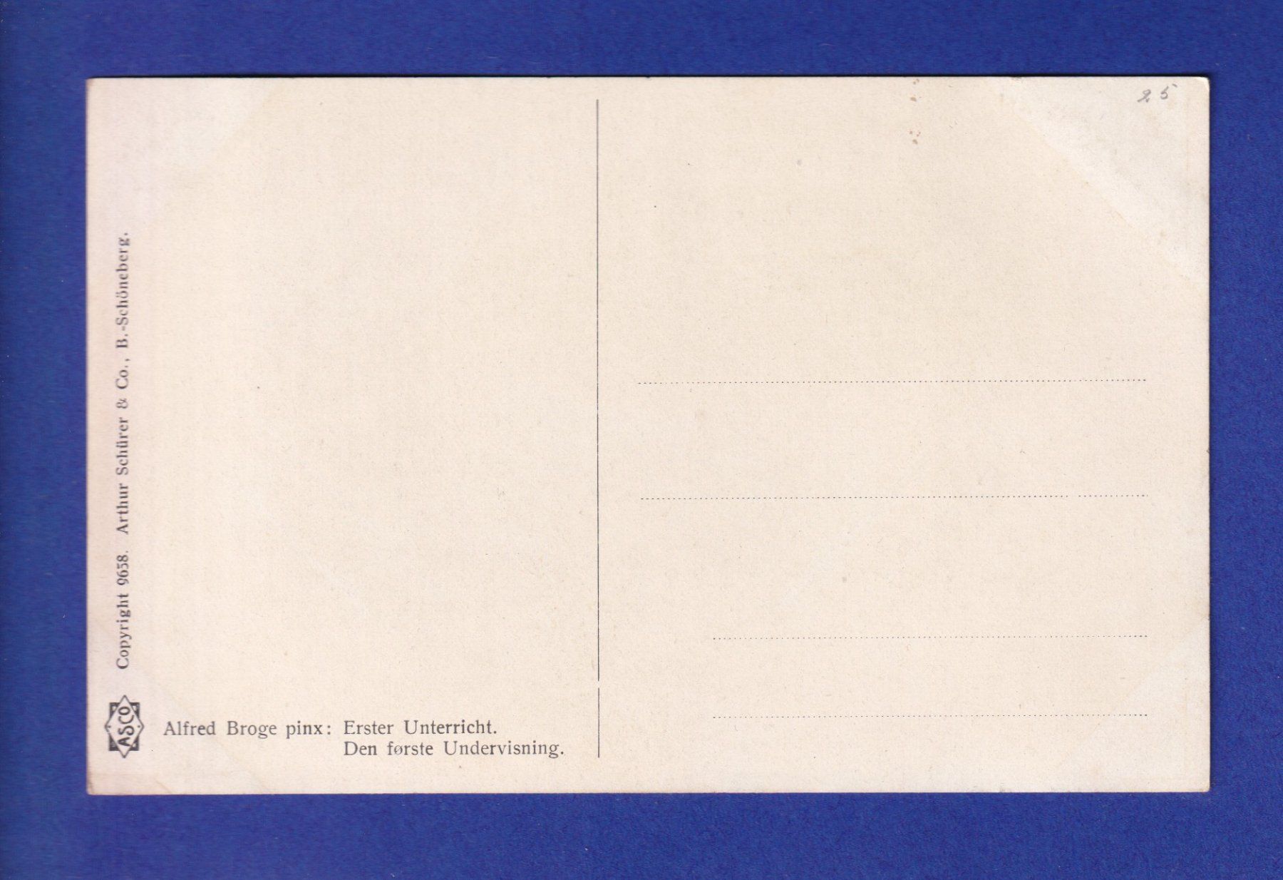 Cartoline postali: ENFANT - Leçon de piano – Usato da Pully venduto da nicecards-shop 1