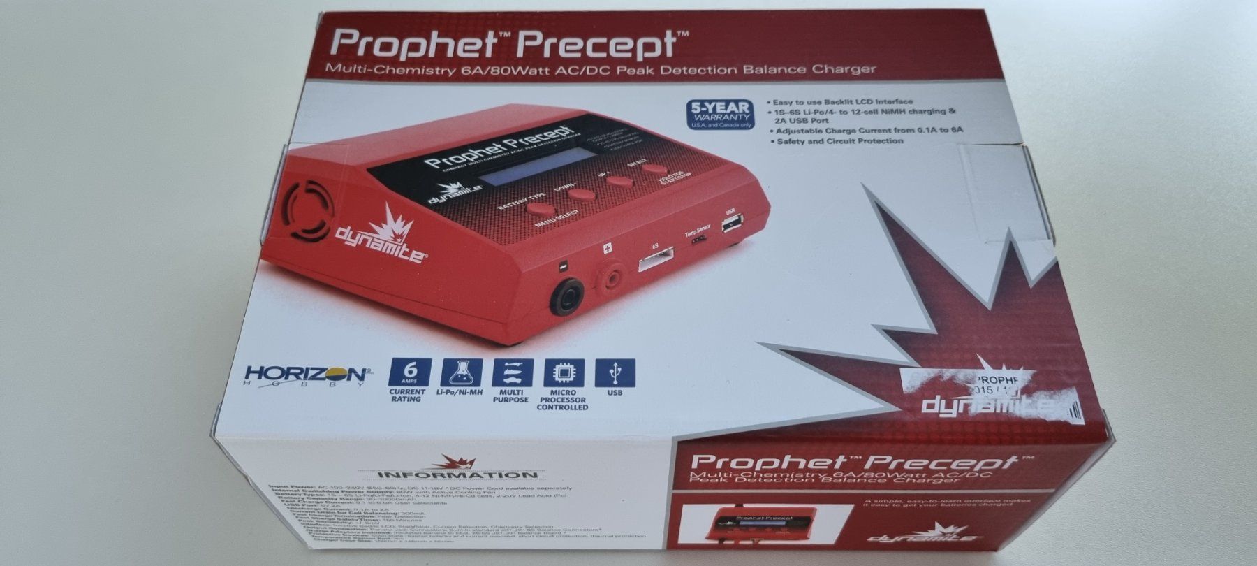 Ladegeräte: Modellbau Ladegerät Dynamite Prophet Precept Charger 80 ACDC – Neu und originalverpackt aus Burgdorf von Cyrano73 1