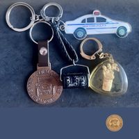 Schlüsselanhänger Vintage Auto Mix Werbung Lot