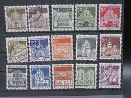 BRD 1966 Freimarken Bauwerke II gest.