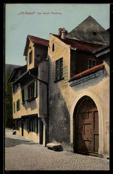 Cartes postales: AK Basel, Am obern Heuberg – D'occasion à Berlin par bartko-reher