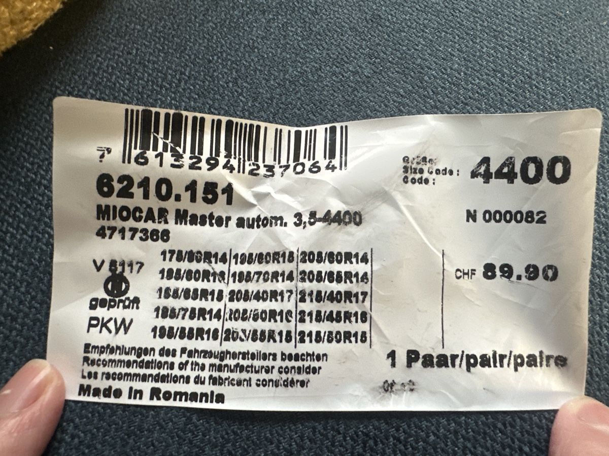Catene da neve: Miocar Schneeketten Master Automatic 12 mm – Nuovo e nell'imballaggio originale da Burgdorf venduto da Lleean 2