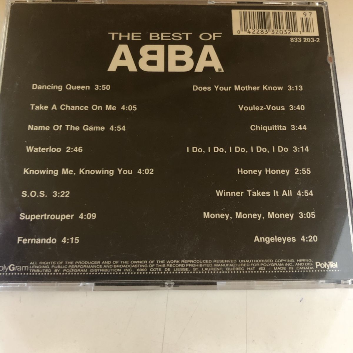 CDs: ABBA Canada (Warner) CD seltene PolyTel – D'occasion à Wettingen par ABBA-Retro 2