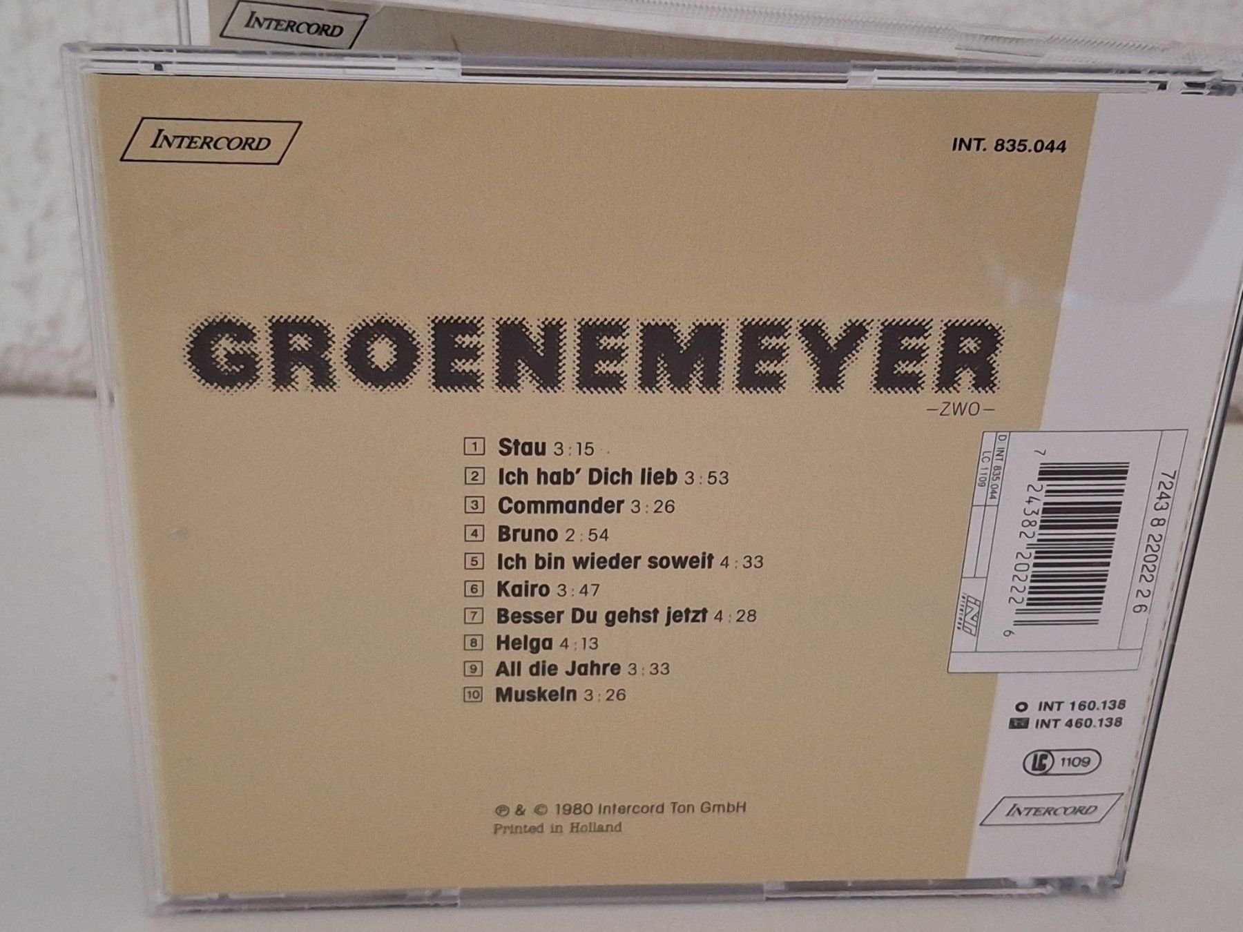 CD: CD Grönemeyer- Zwo – Usato da Aarberg venduto da Jackup1 1
