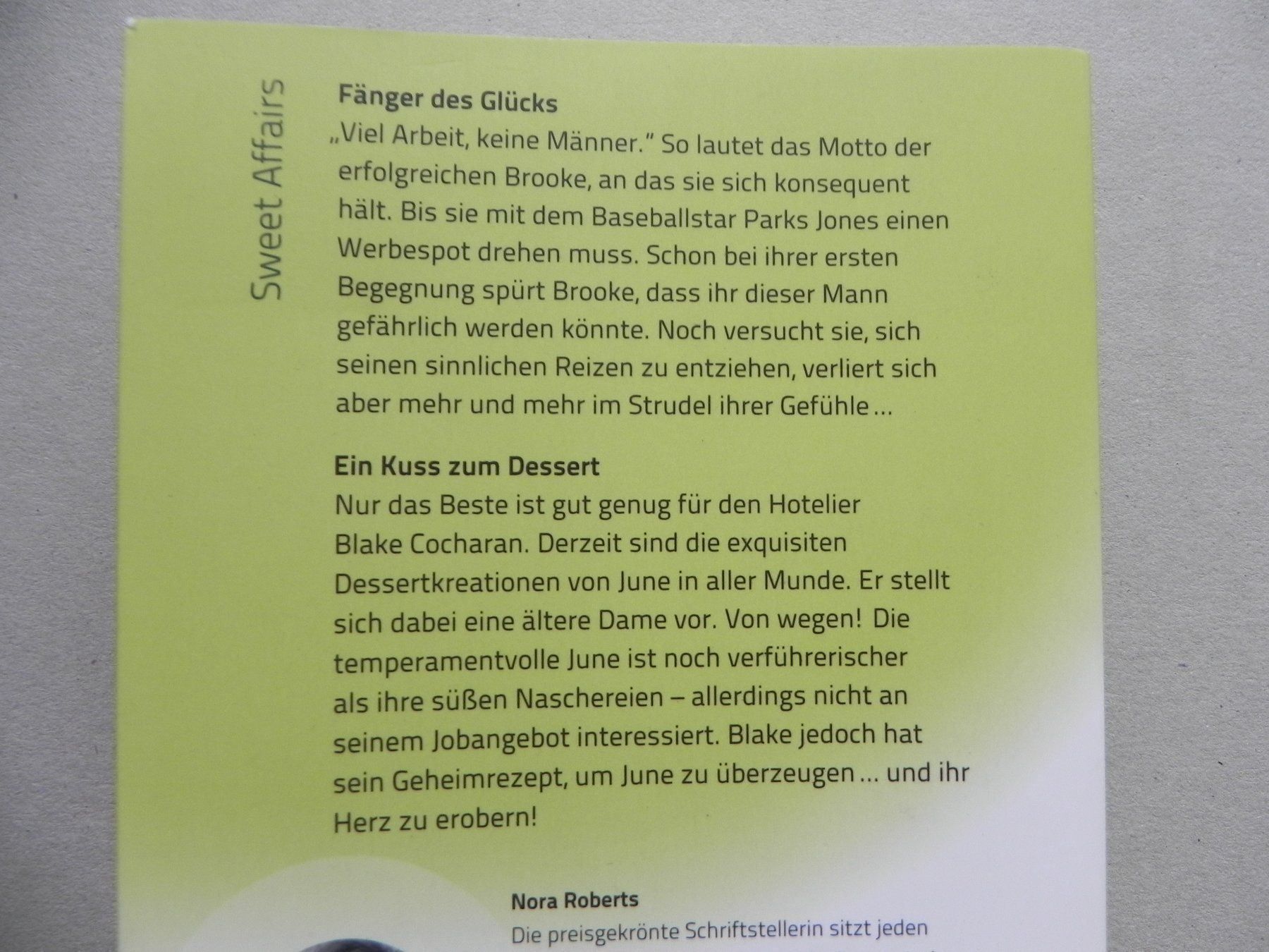 Libri: 7 Bücher Nora Roberts Liebes Romane – Usato da Siebnen venduto da krimsie 2