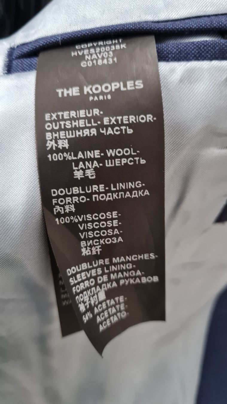 Kooples Completi: Anzug von The Kooples, Gr. 54 – Nuovo (secondo la descrizione) da Oberwil BL venduto da iva_wlh2 6