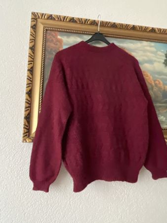 Gereinigt Handarbeit Wolle Alpaka Pulover VonNichtrauh GrS(k