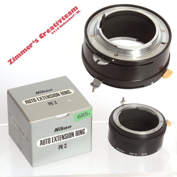 NIKON Auto Extension Ring PK-3, OVP (Gebraucht) in Bubendorf für CHF 14 ...