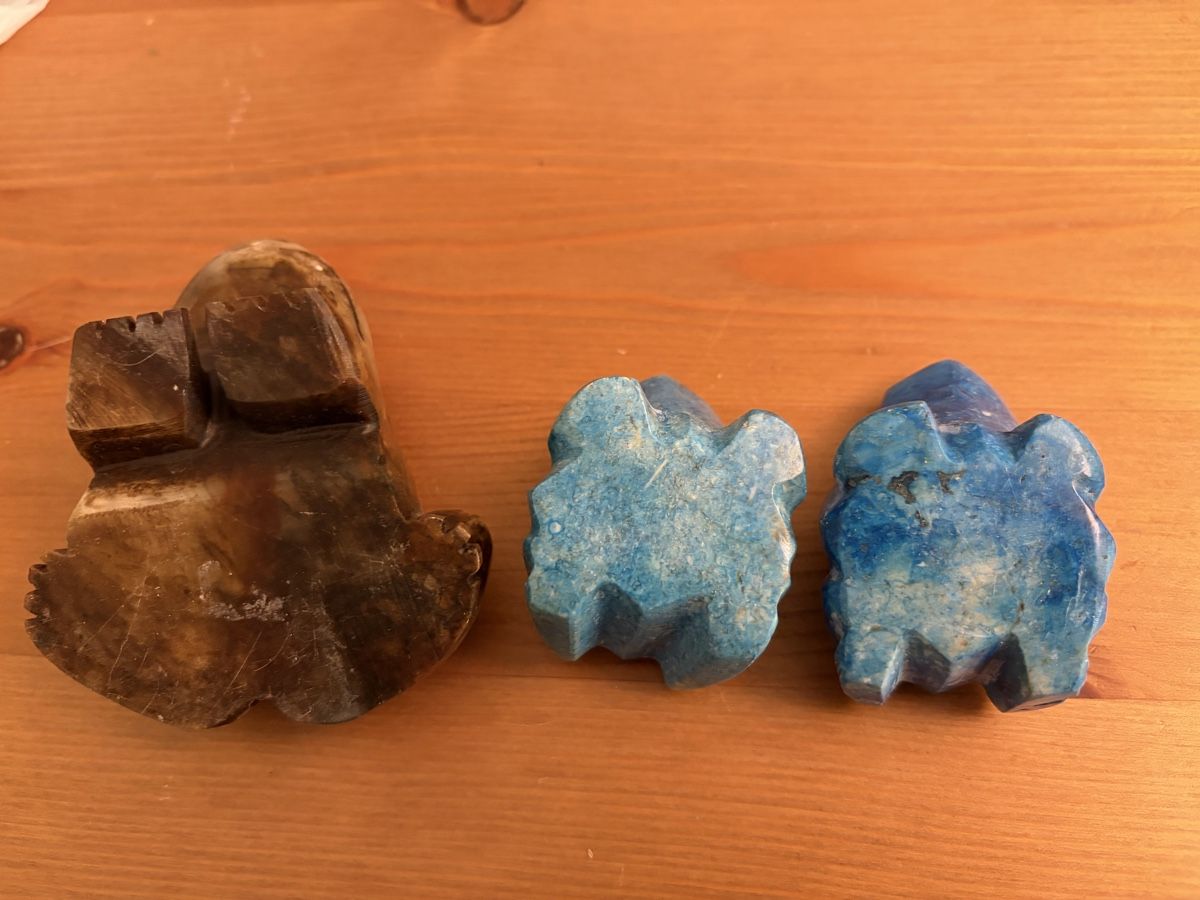 Figuren: 3 Frösche aus Stein – Gebraucht aus Hochfelden von larson27 4