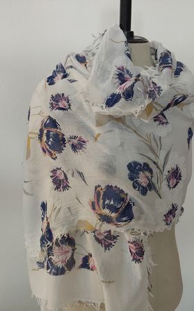 Schal Motiv Blumen