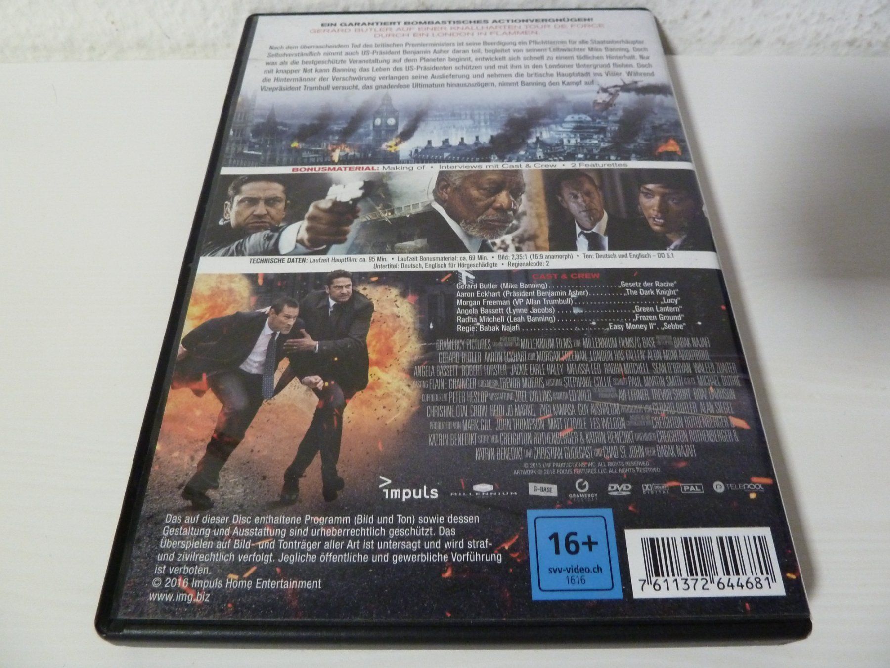 Tutti i DVDs: London Has Fallen  [DVD] – Usato da Abtwil SG venduto da Pfusius 1