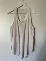 lululemon tanktop creme-meliert grösse m-l