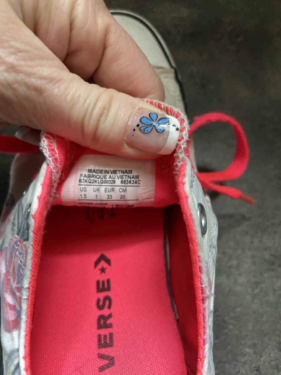 Converse Chaussures filles: Basket CONVERSE - Pointure 33 – D'occasion à Sornard (Nendaz) par delezedoris 5