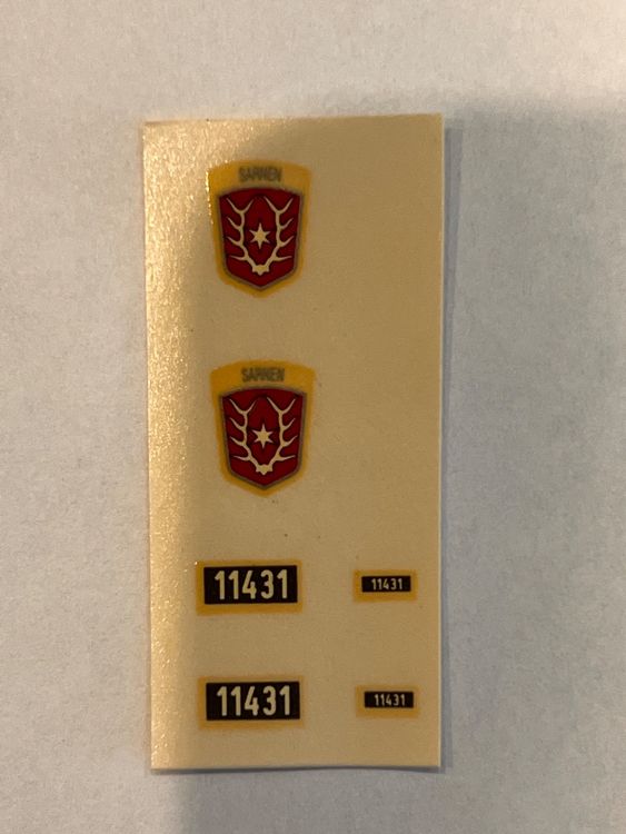 H0 Lok-Wappen / -Nummern für Ae 6/6 H0 11431 Sarnen (Neu (gemäss ...