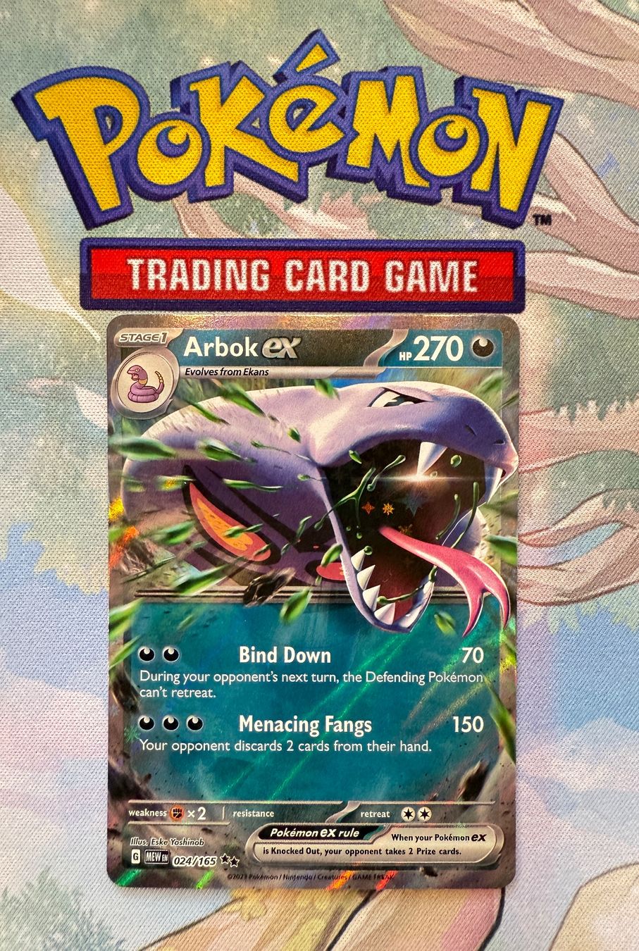 Cartoline: Arbok ex Double Rare (Deck 151) 024/165 – Nuovo (secondo la descrizione) da Sempach venduto da R-G