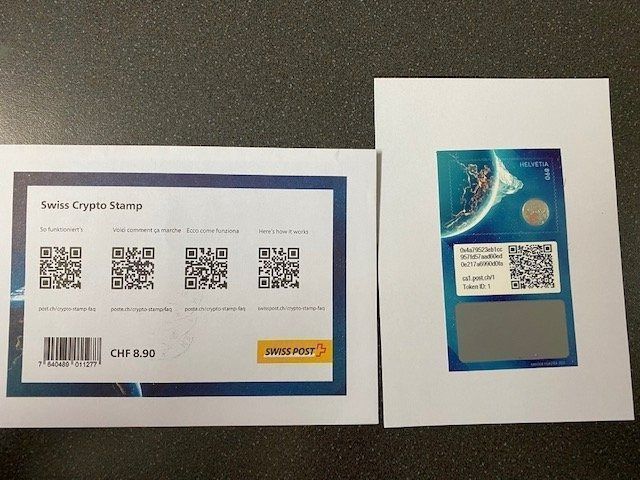 Alle Briefmarken: Swiss Crypto Stamp Token ID 1 Matterhorn – Neu (gemäss Beschreibung) aus Emmen von Aribini 1