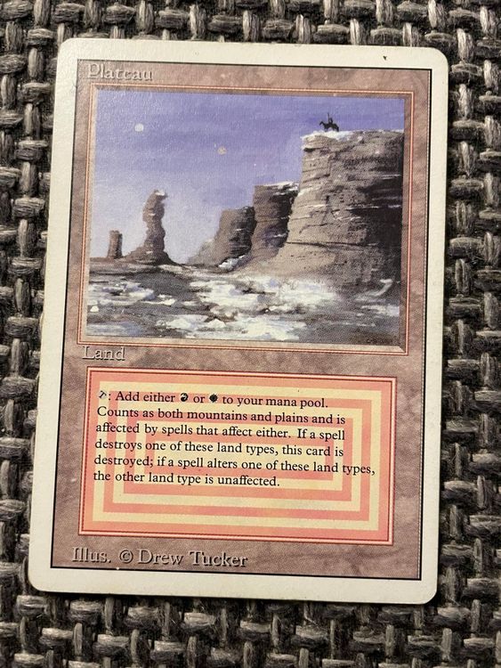 Magic the Gathering Doppelland Plateau Revised Edition (Gebraucht) in ...