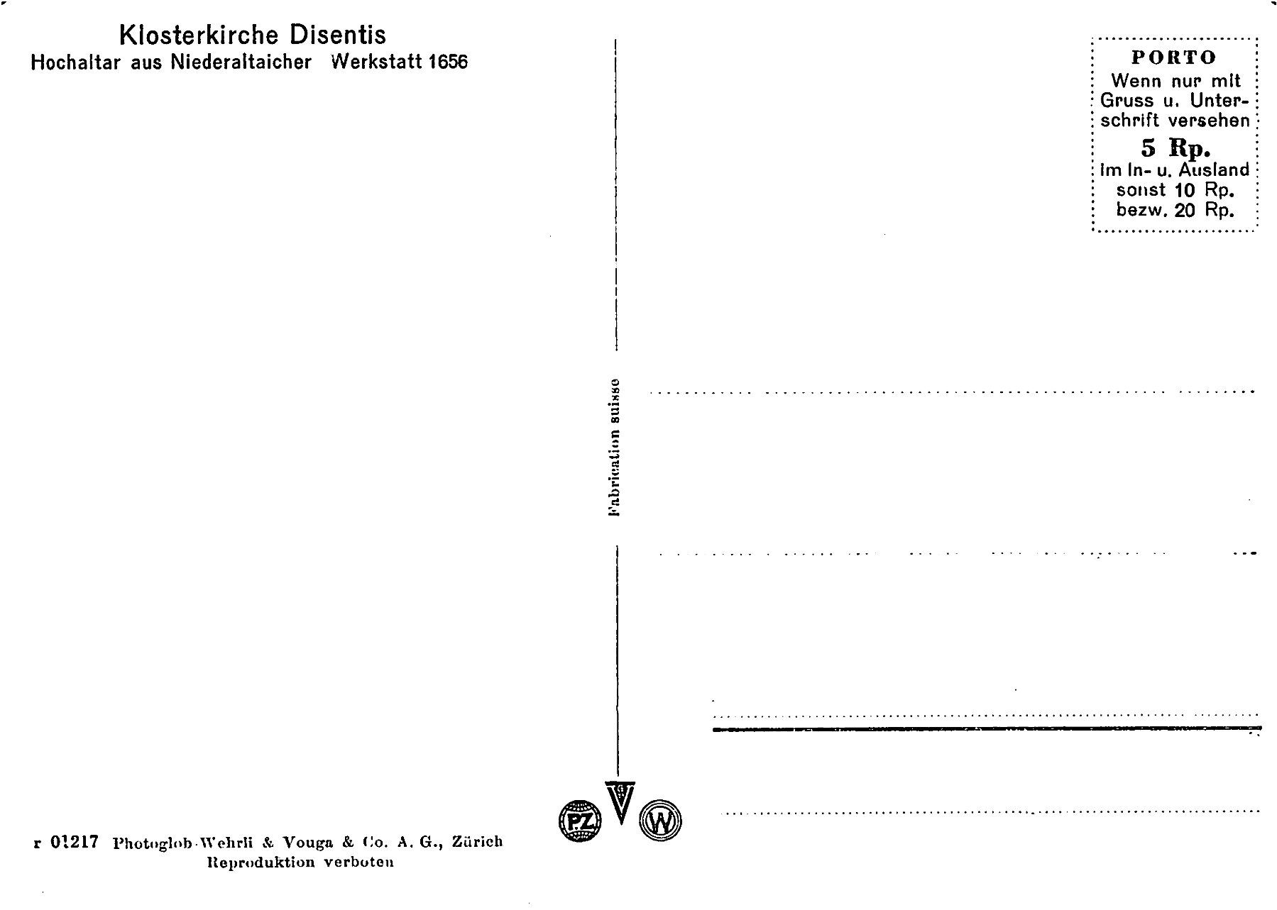 Cartoline postali: 3x Disentis – Usato da Ottikon b.Kemptth. venduto da Neptun1974 5