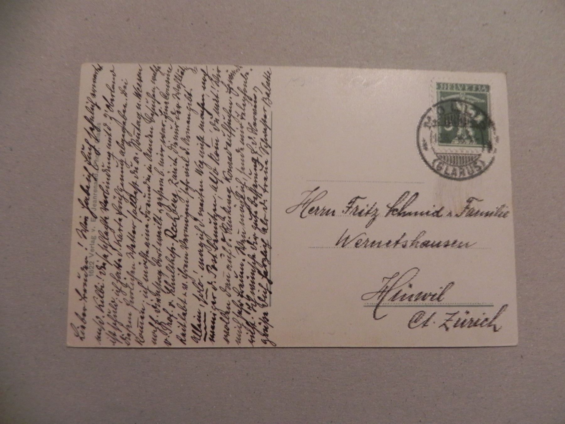 Cartes postales: Ansichtskarte Mollis Glarus GL 1916 – D'occasion à Siebnen par krimsie 1