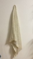 Strickschal in hell Beige, Rundschal für 2x um den Hals