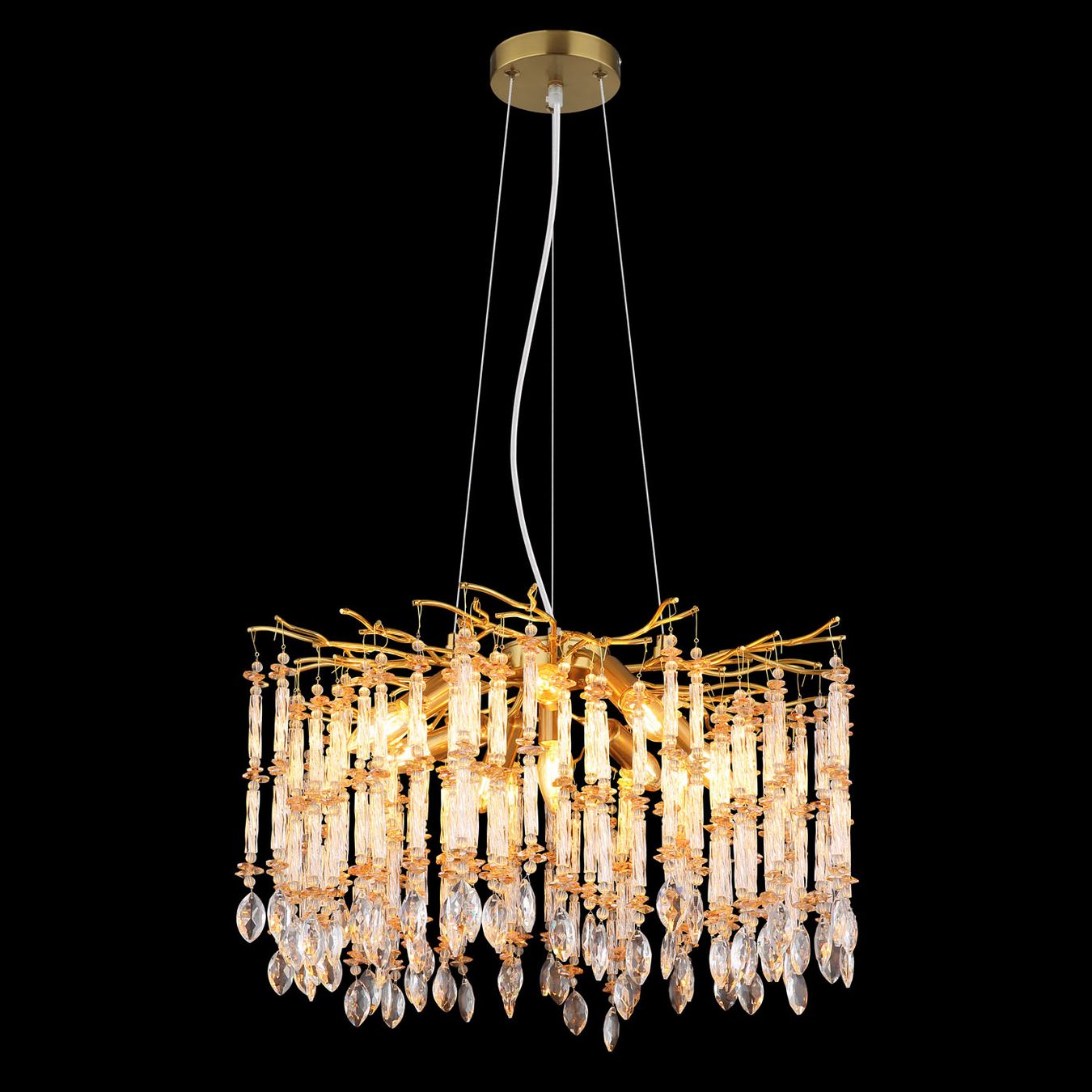 Lampadari & plafoniere: Pendelleuchte, Glas, Gold, 60 cm Ø – Nuovo (secondo la descrizione) da Kreuzlingen venduto da Smart-Light 3