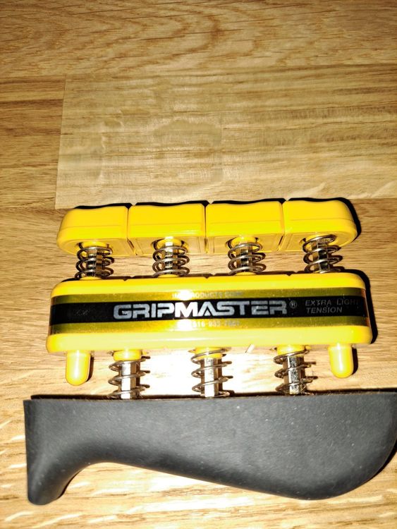 Gripmaster Exerciseur De Doigts Et Main - Tension Légère (bleu) - Neuf