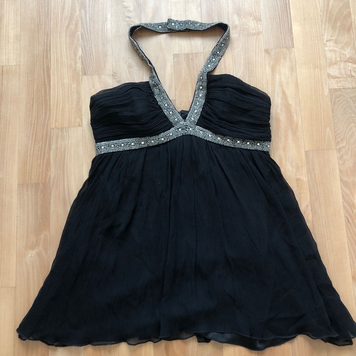 Tops: Glitzerndes Abend-Oberteil, schwarz mit Strasssteine – Gebraucht aus Zollikon von Moira55 1