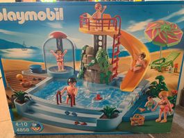Playmobil 4858 Sommerspass Freibad mit Rutsche