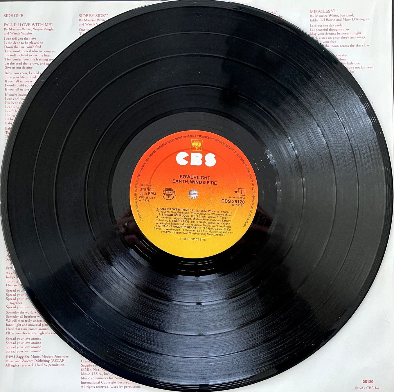 Dischi in vinile: Earth Wind & Fire - Powerlight - Top Zustand – Usato da Savagnier venduto da Ne2065 2