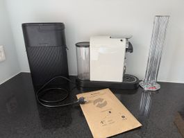Kaffeemaschine Koenig Nespresso weiss mit Zubehör gebraucht