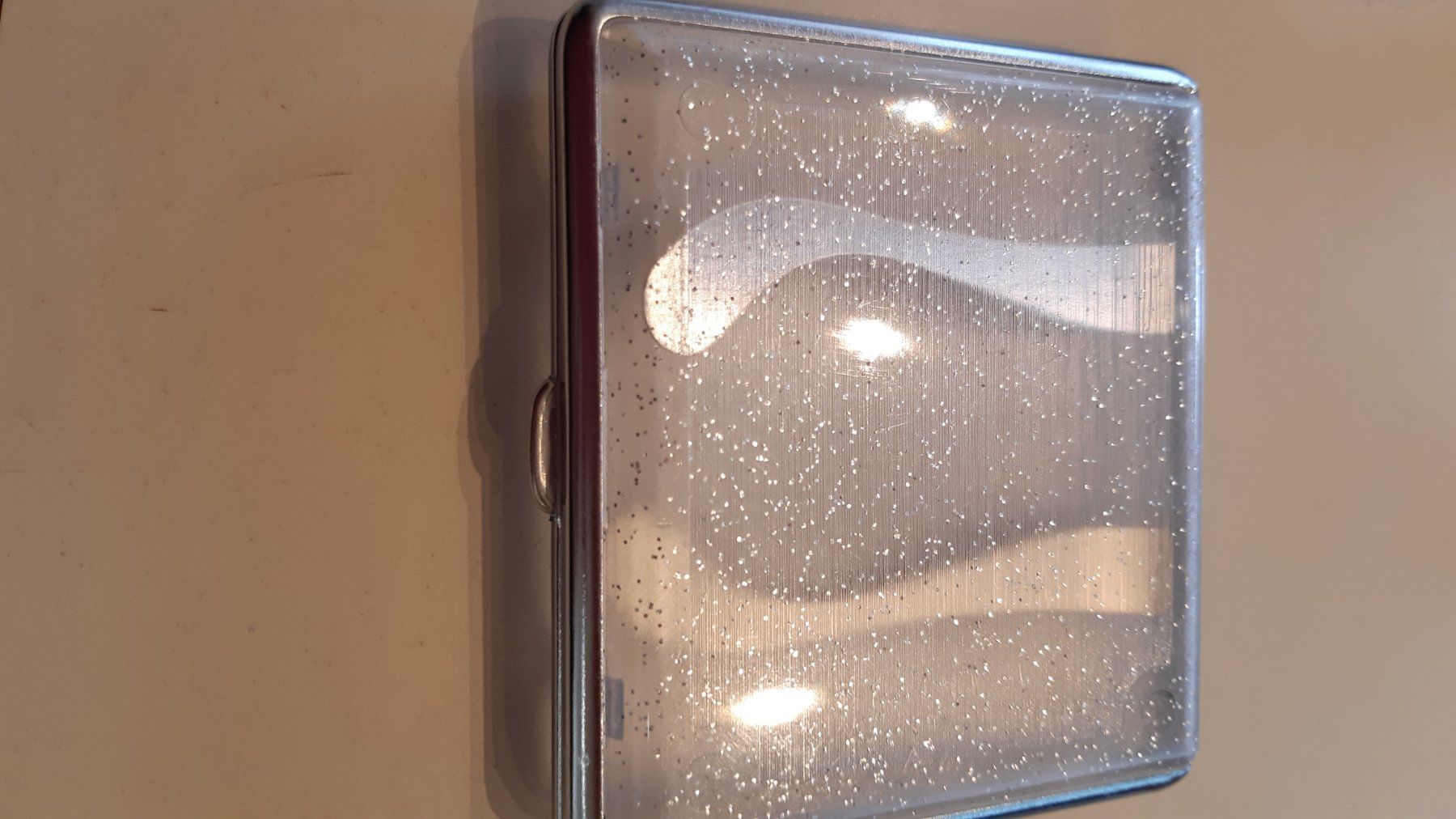 Altri Prodotti per fumatori: Zigarettenetui  20 Zigis - Sujet glitzer Transparent weiss – Usato da Ibach venduto da rom_v8h9