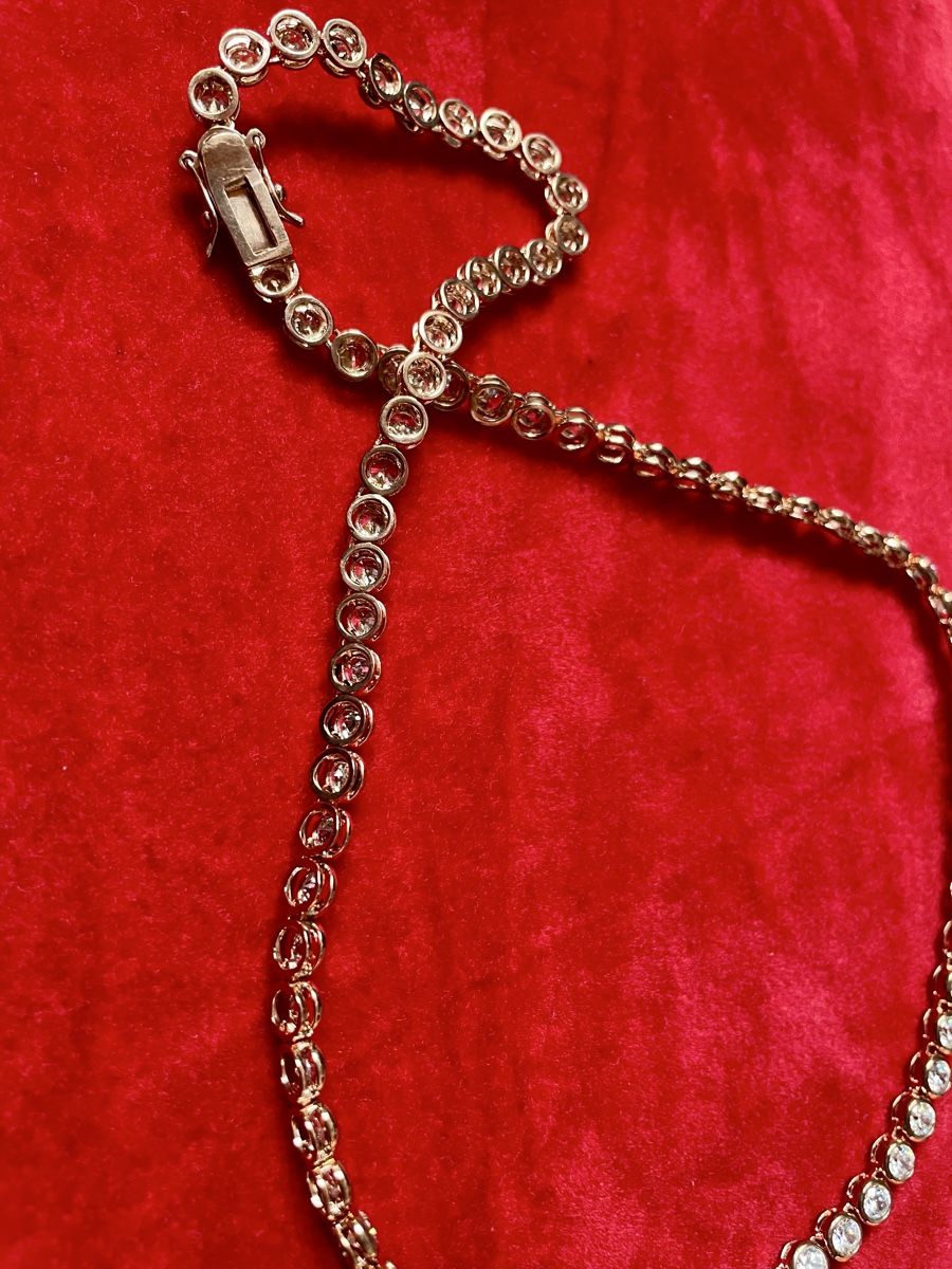 Catenine: Kette mit Zirkonia – Nuovo e nell'imballaggio originale da Herisau venduto da Ciaoschein 1